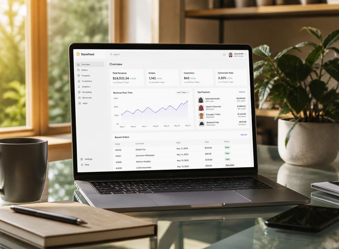 Softshop.ai software comparison platform on a laptop